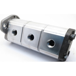 HYDRAULIC GEAR PUMP BOBCAT 325 328 331 334 6668699 6668698 242 MM TRIPLE